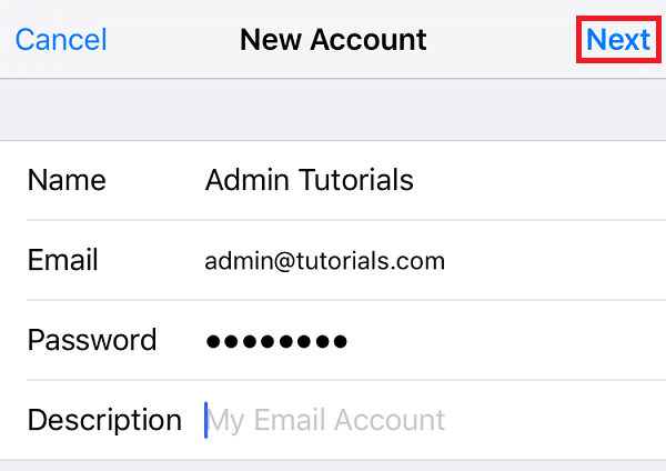 5_How-to-configure-Plesk-mail-in-iOS-Step-5